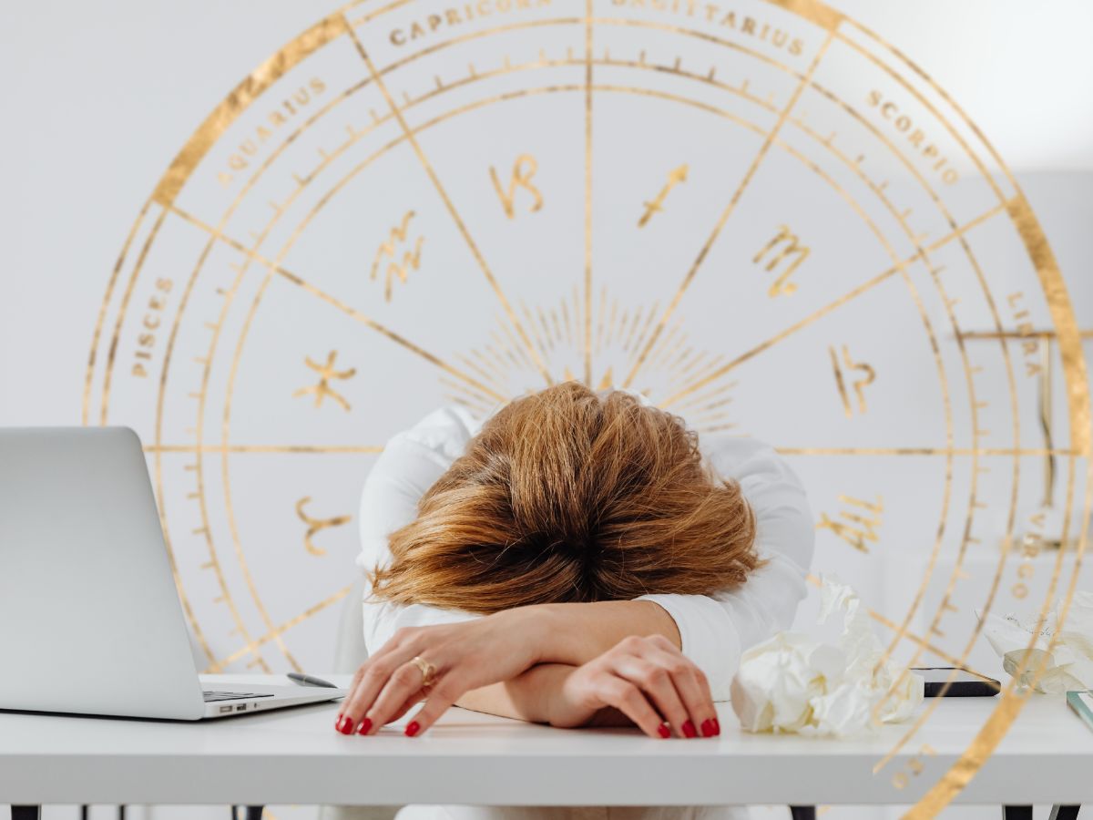 nő fáradt asztrológia csillagjegy