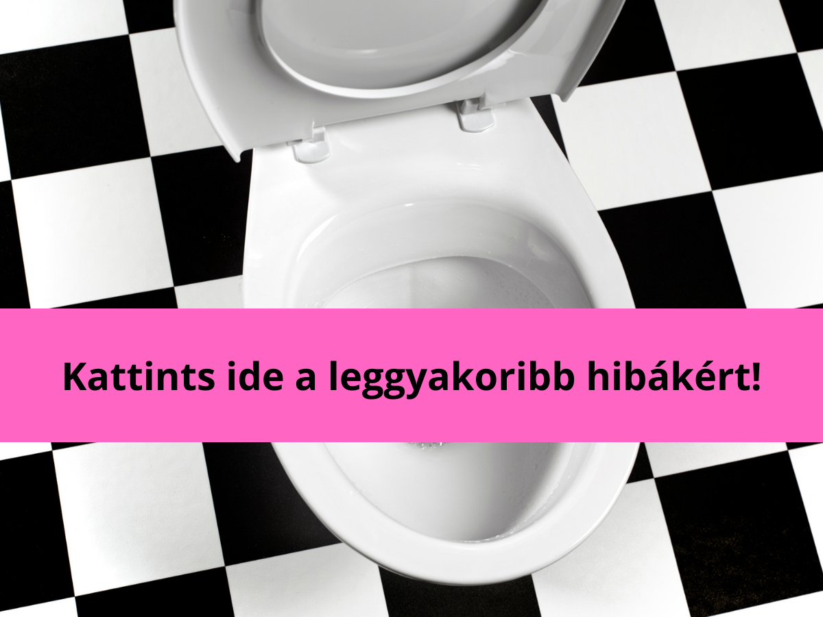 8 hiba székletürítés