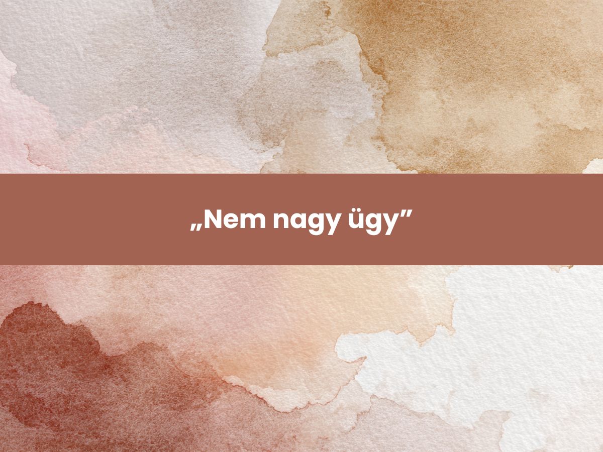 Nem nagy ügy