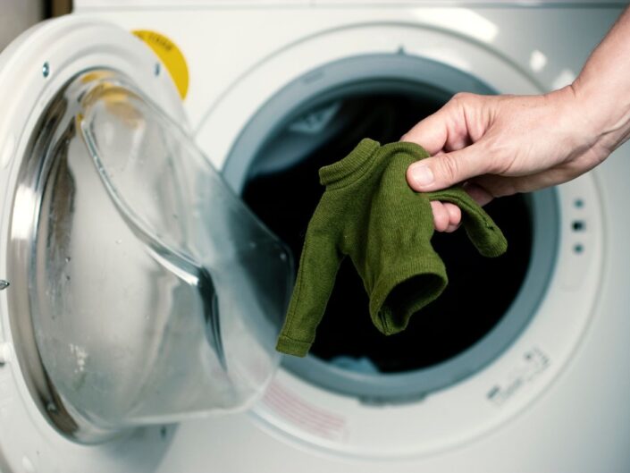 mosásban összement pulóver