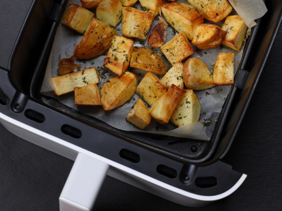 sült krumpli air fryerben 