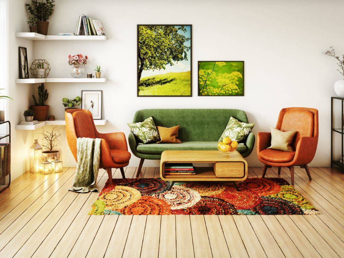 '70-es évek ihlette nappali'70-es évek ihlette nappali