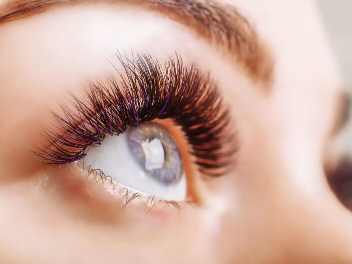 szem műszempillával