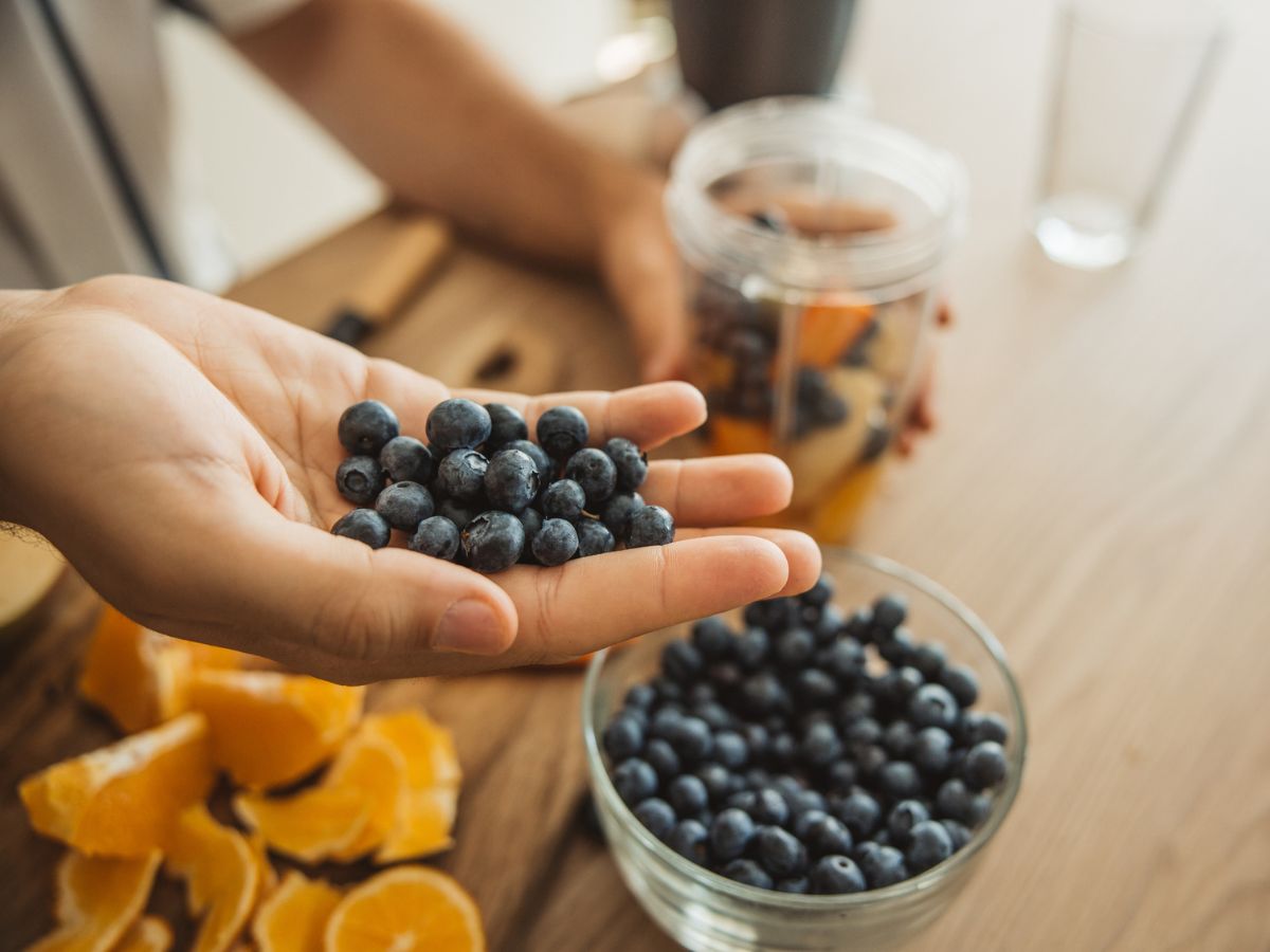 áfonya turmix gyümölcsök