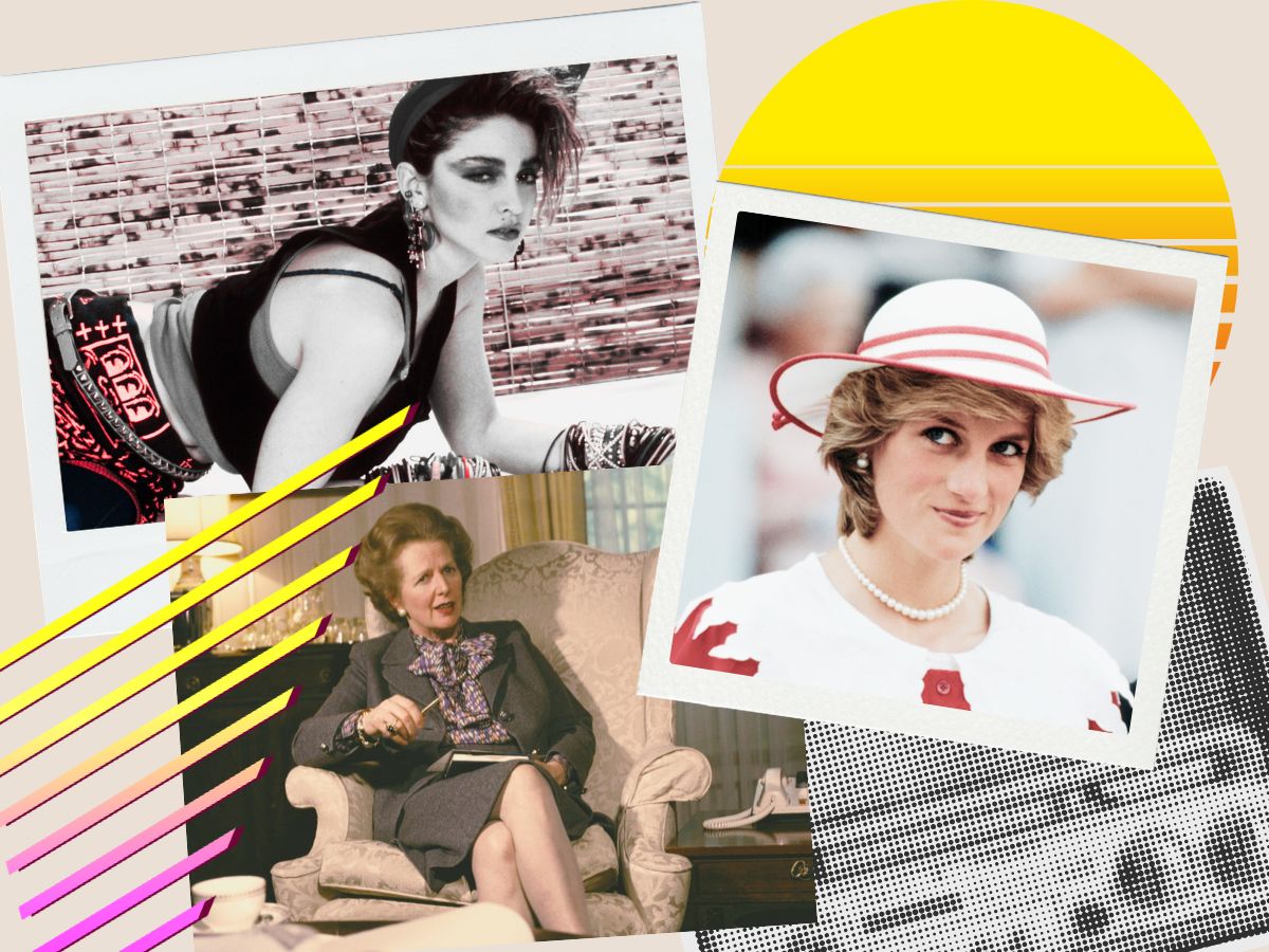 Madonna Diana hercegné Margaret Thatcher