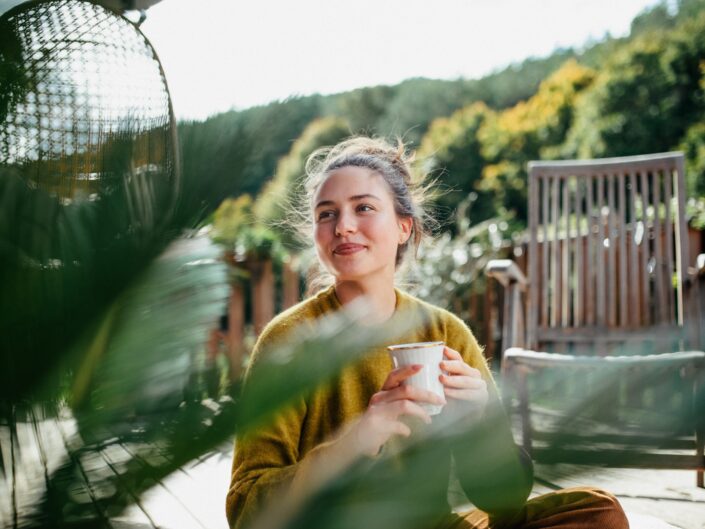 kiegyensúlyozott nő