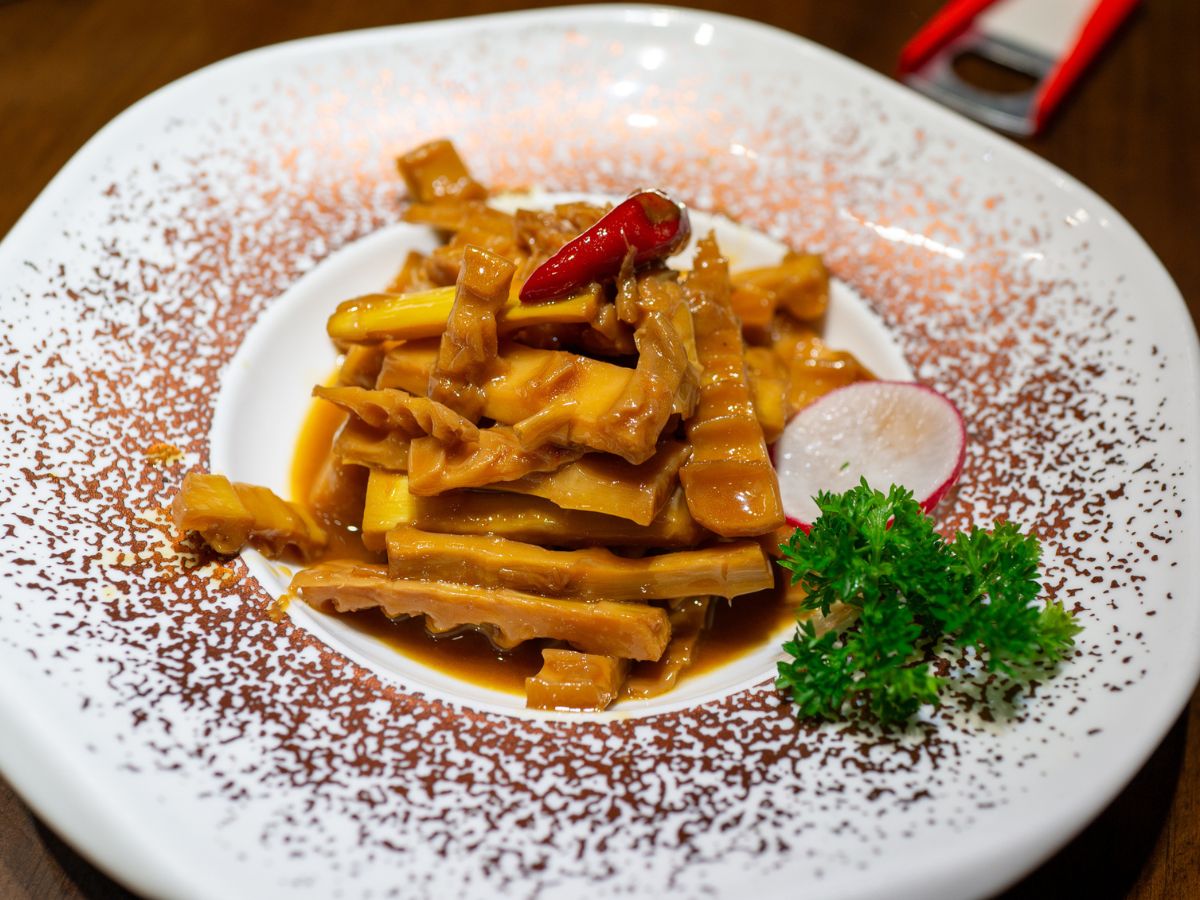 bambuszrügy, ázsiai étel