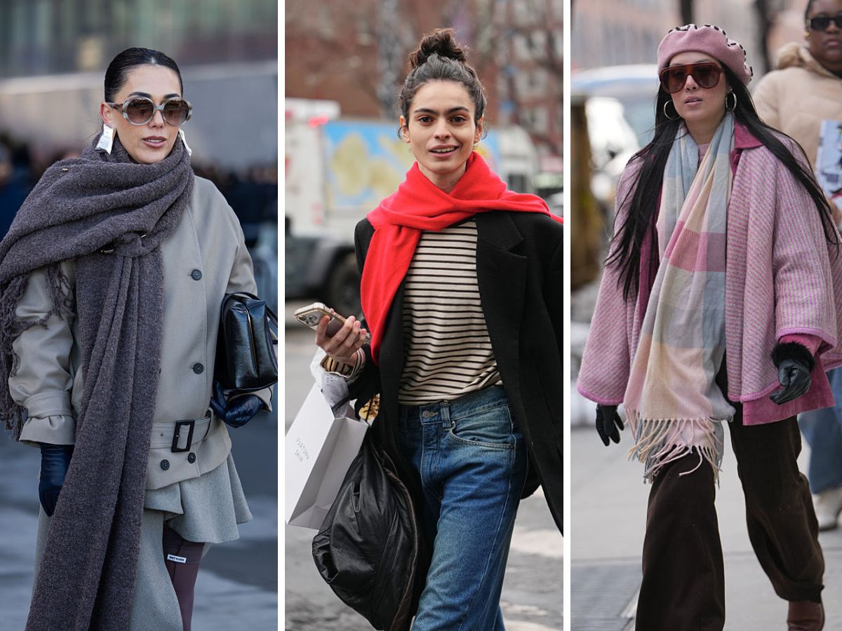 divatos nők lezser öltözetben az utcán