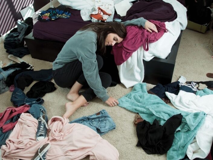 gardrób szelektálás