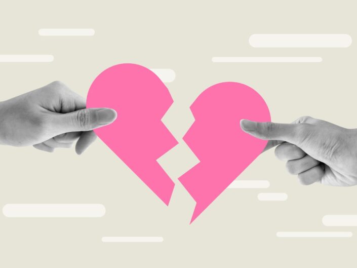 szakítás, párkapcsolat vége