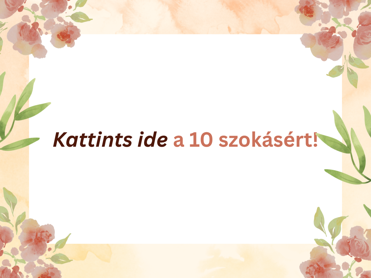 boldog nők szokások