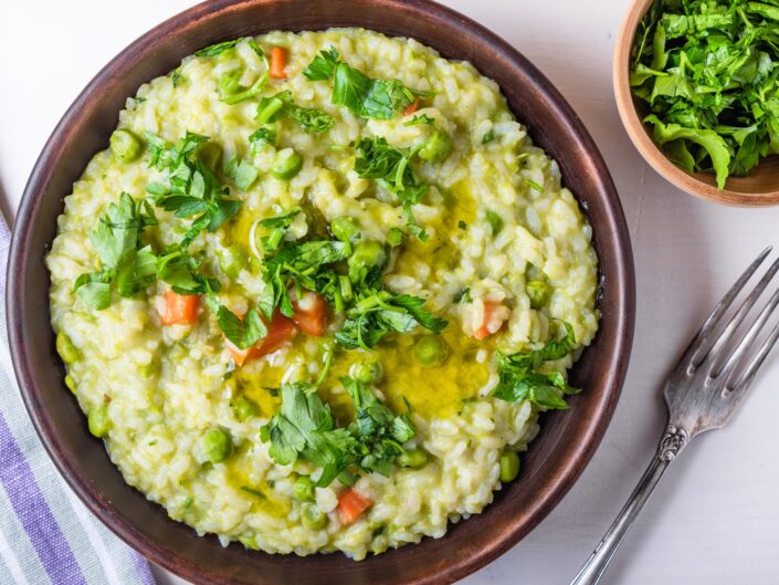 zöldséges rizottó