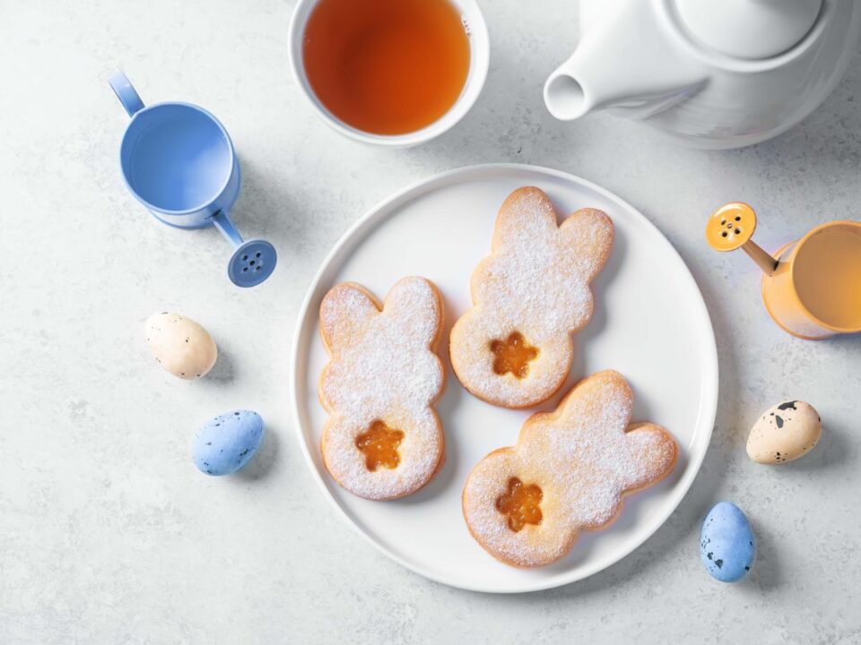 nyuszis linzer lekvárral 