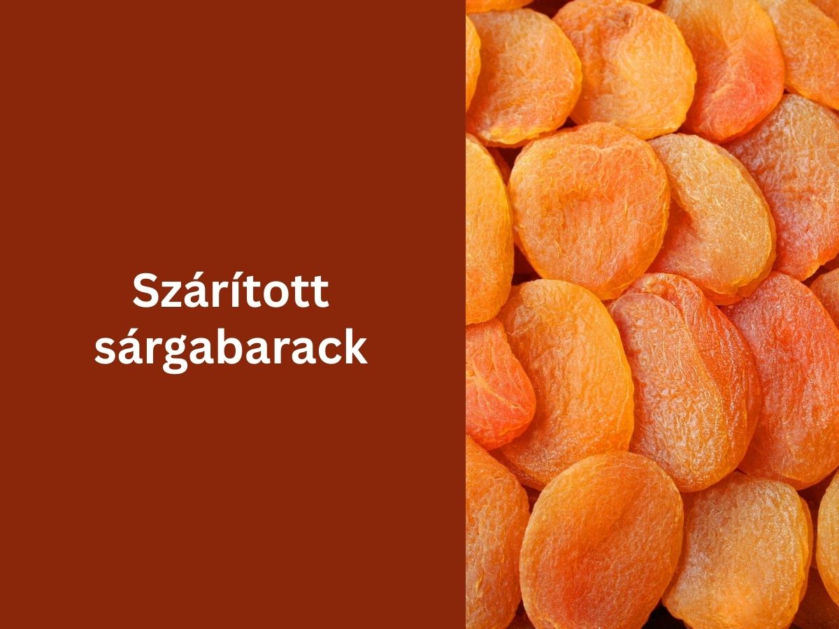 Szárított sárgabarack