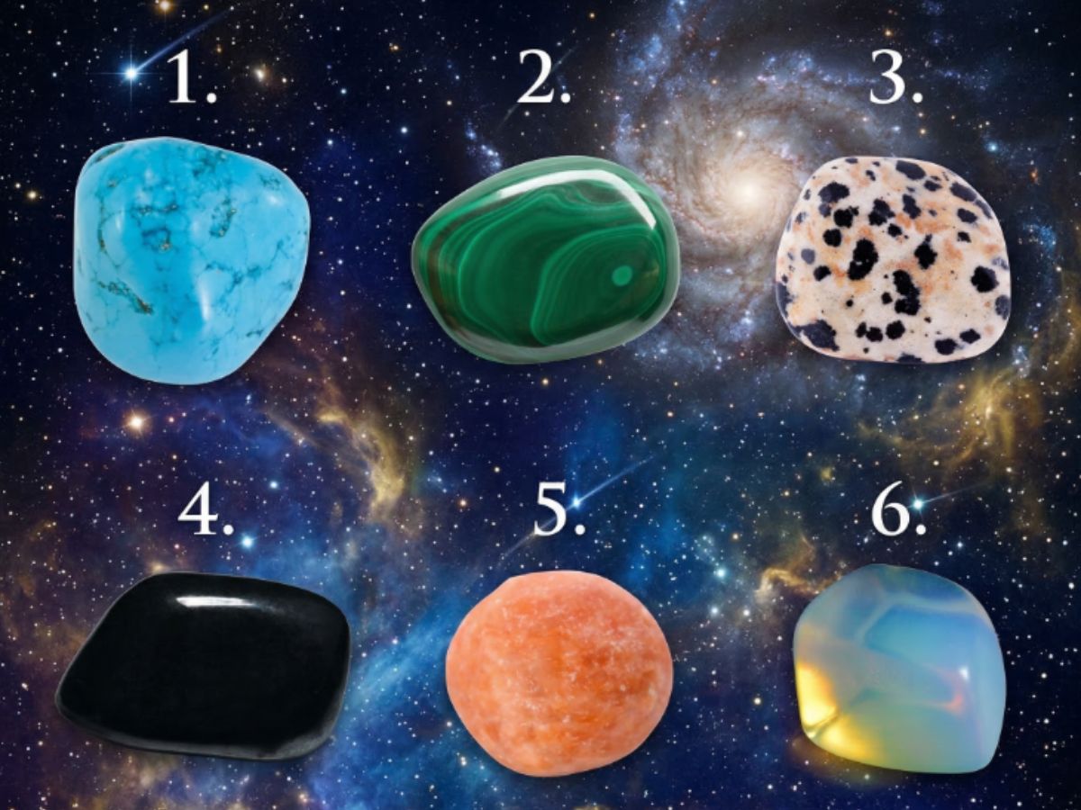 hat színes ásvány kő