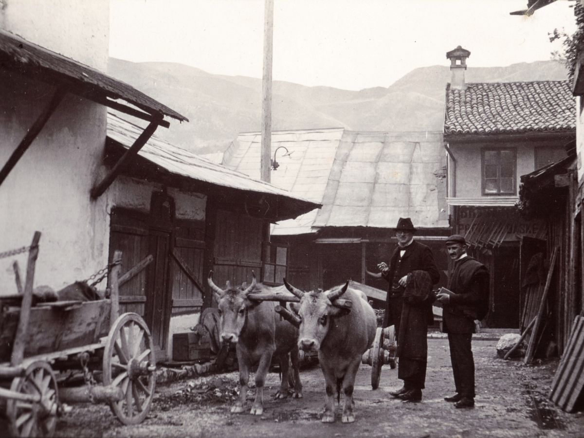 Falusi életkép 1903-ból