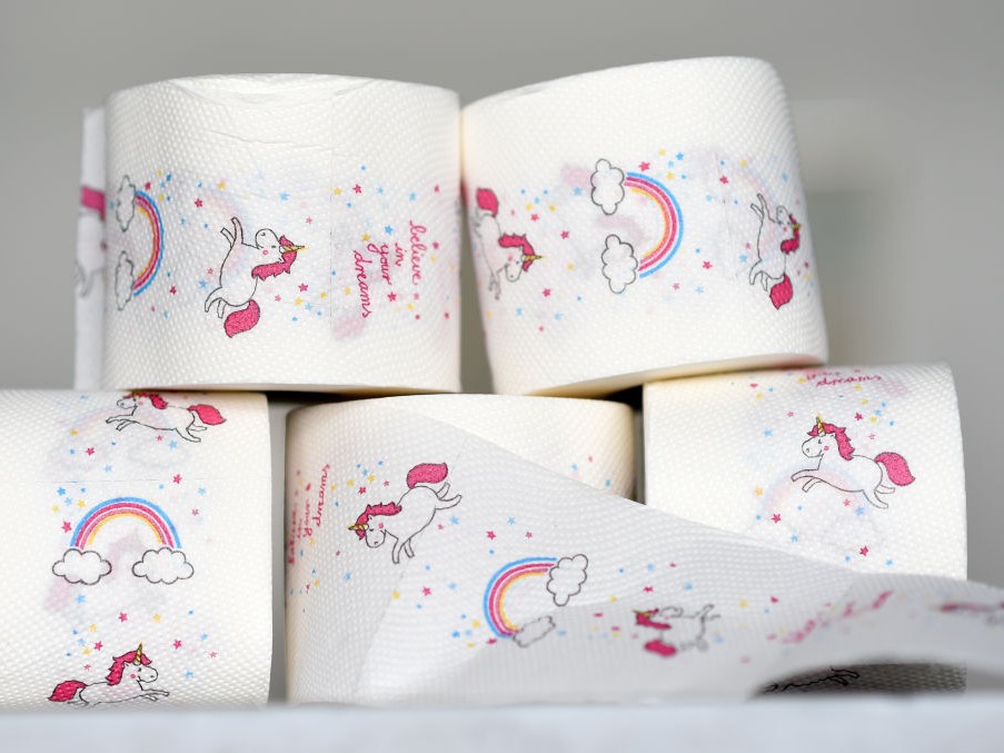 unikornisos wc-papír