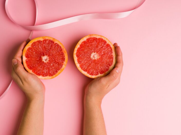 két grapefruit női mell