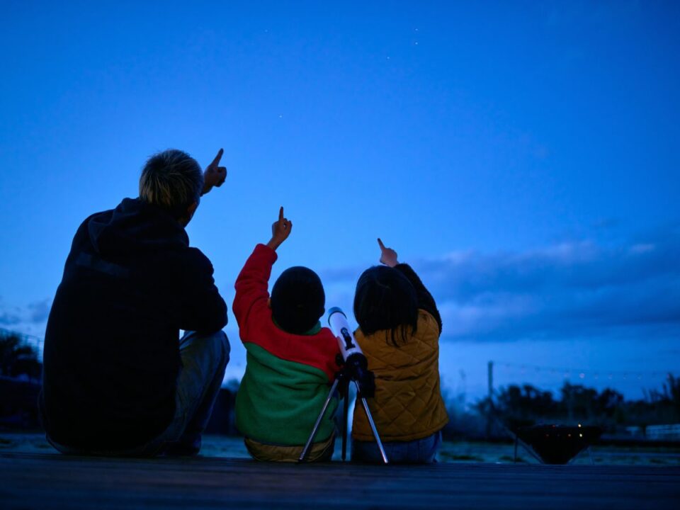 családi csillagles, közös pillanatok