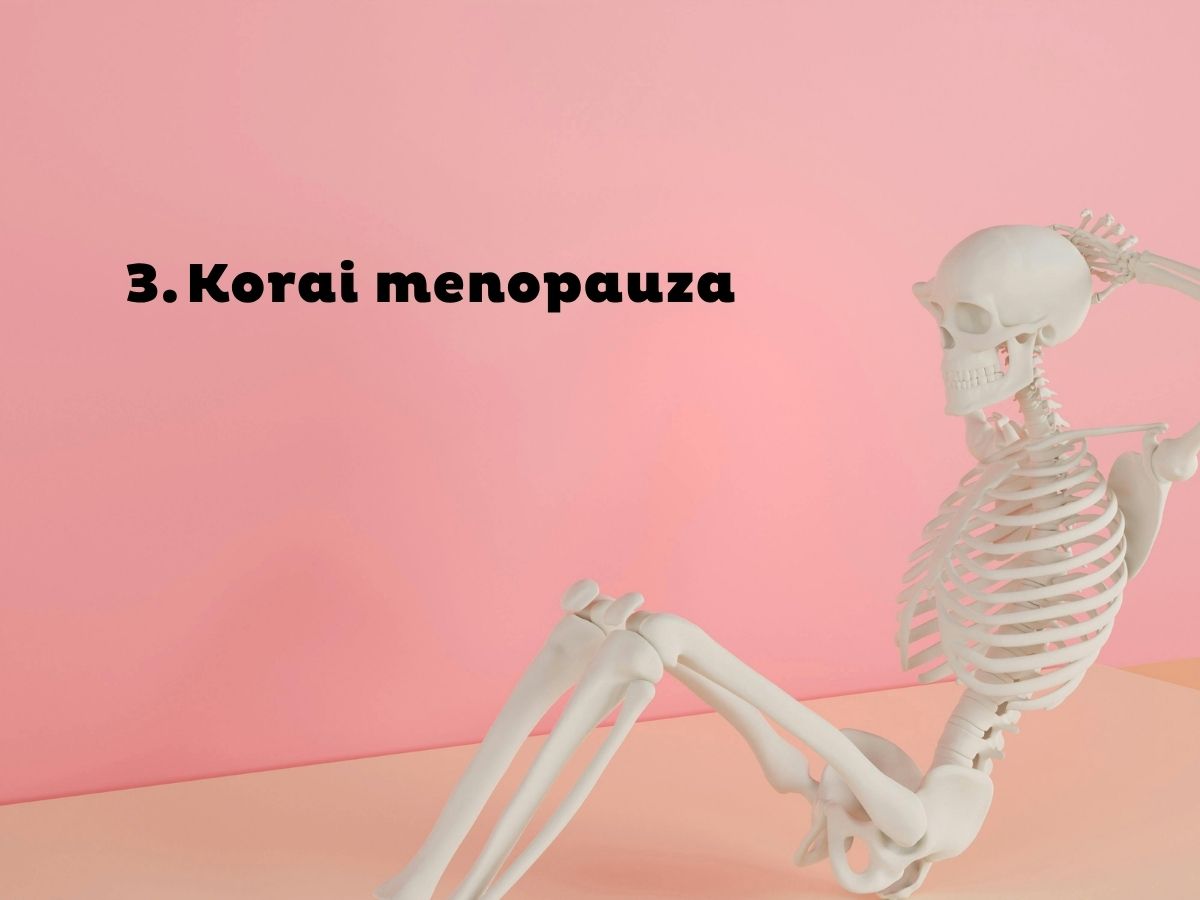 Rózsaszín háttér, jobb sarokban fehér csontváz