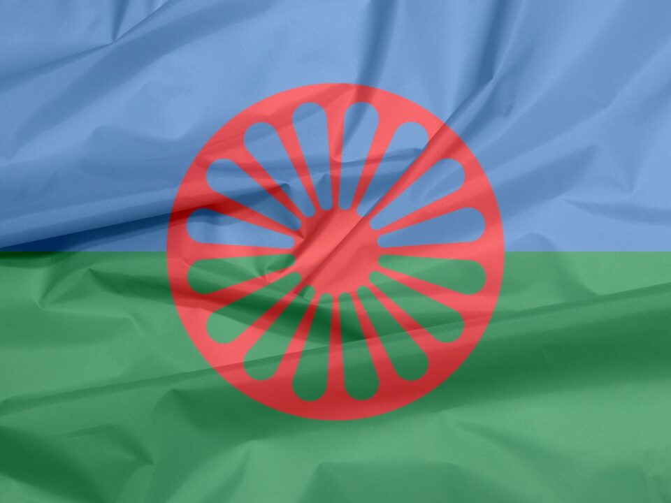 bagazs-kozhasznu-egyesulet - Nők Lapja roma nemzeti százló