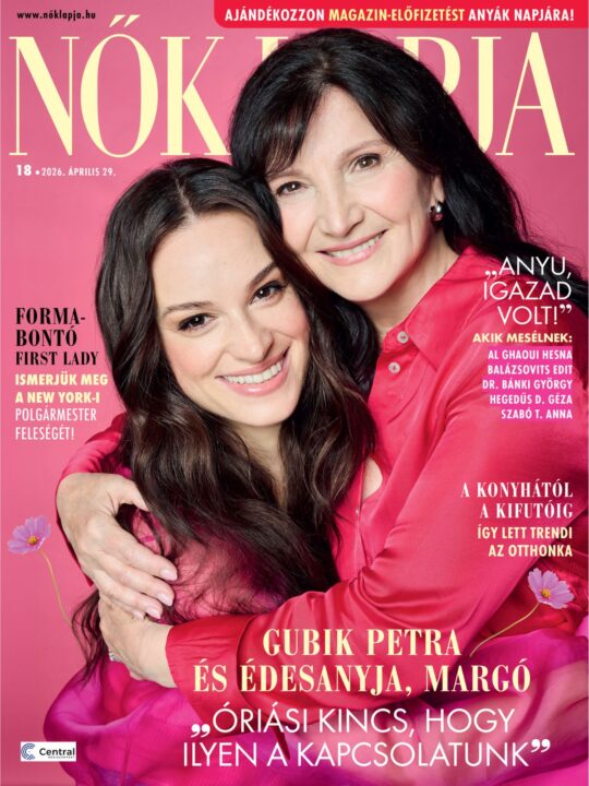 Gubik Petra színésznő és édesanyja