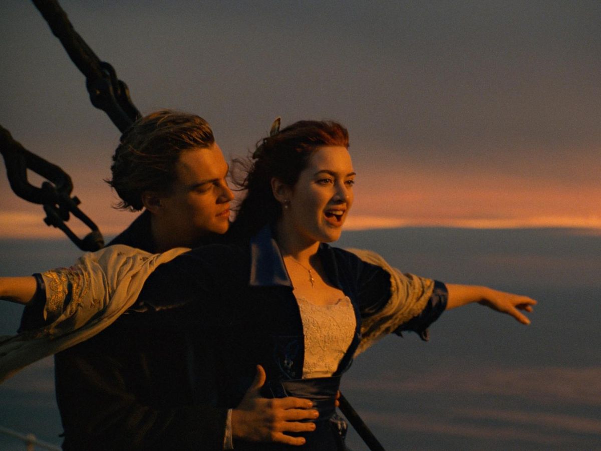 Leonardo DiCaprio és Kate Winslet a Titanicban (1997)