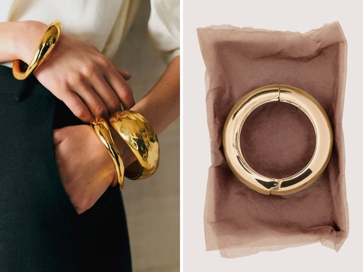 Két vastag karkötő van a képen