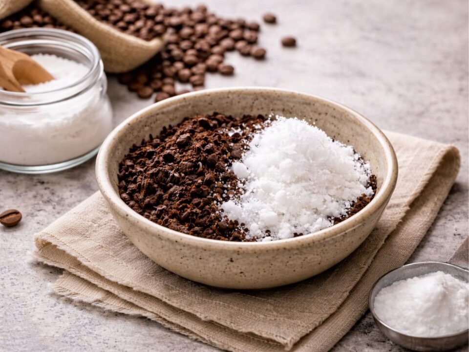 kavezacc-szodabikarbonaval - Nők Lapja használt kávézacc szódabikarbónával keverve