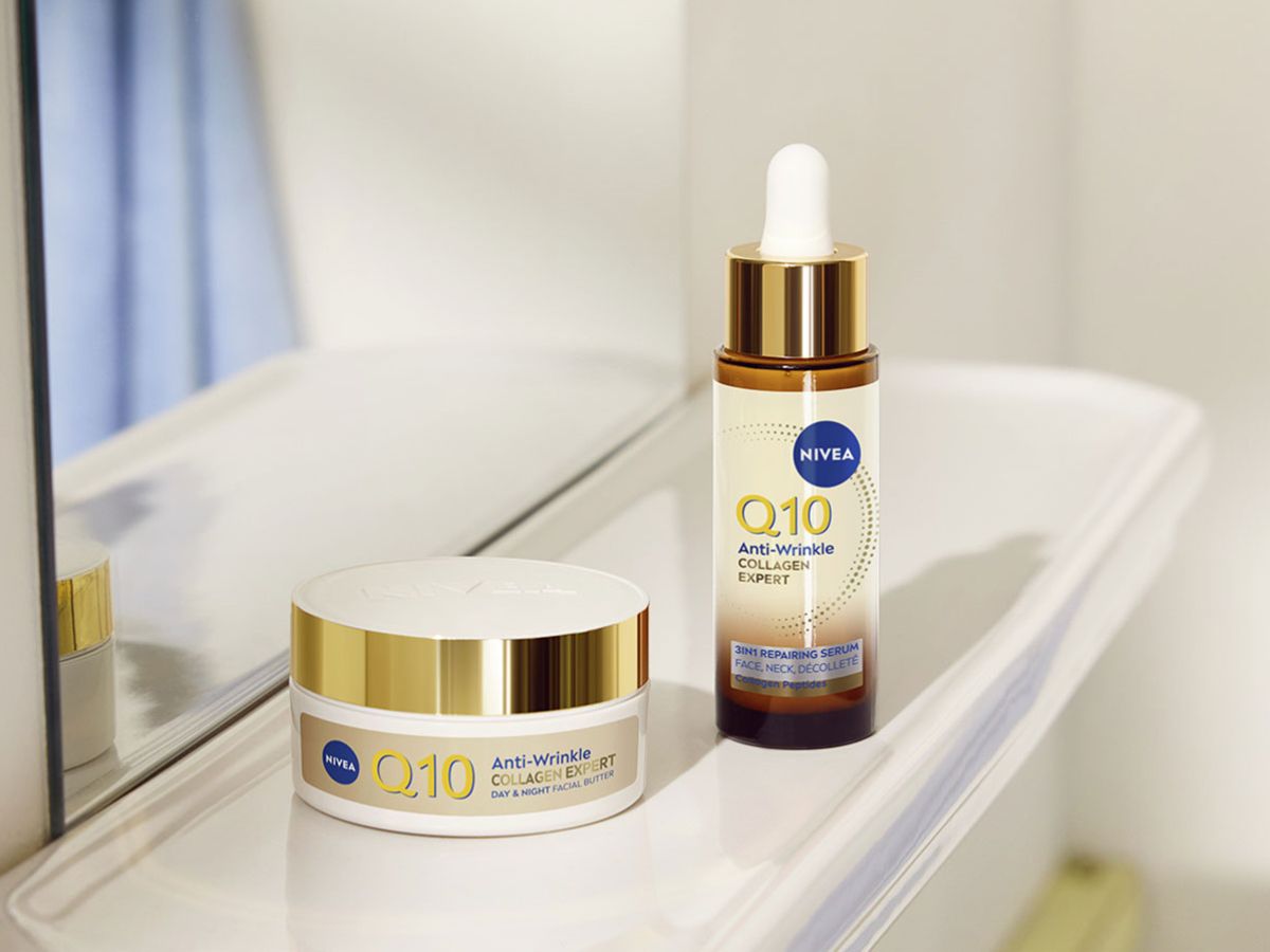 Nivea öregedésgátló termékek kollagénnel és Q10-zel
