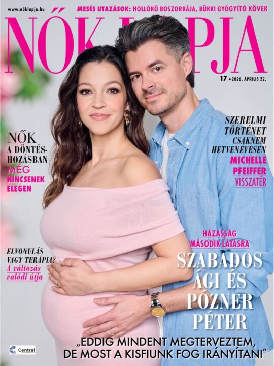 Szabados Ági és Pózner Peti Nők Lapja címlap