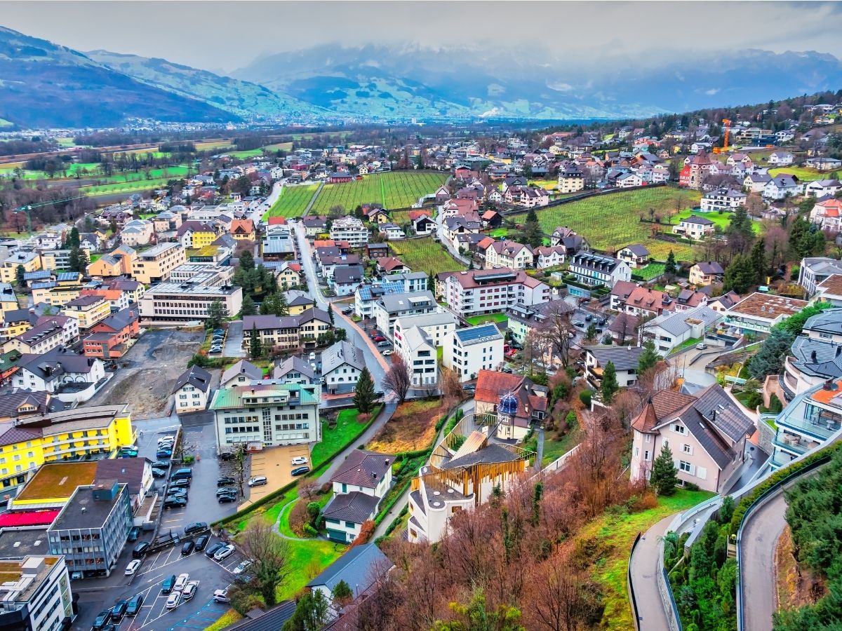 lichtensteini látkép