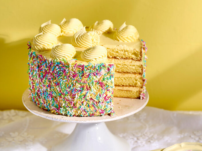 vaníliatorta japán piskótából