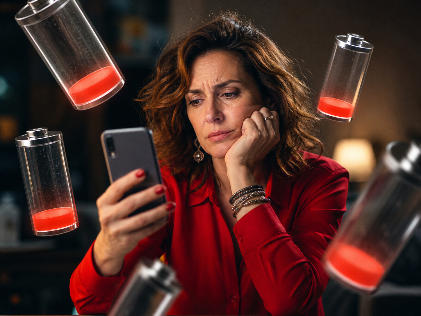 nő telefonnal