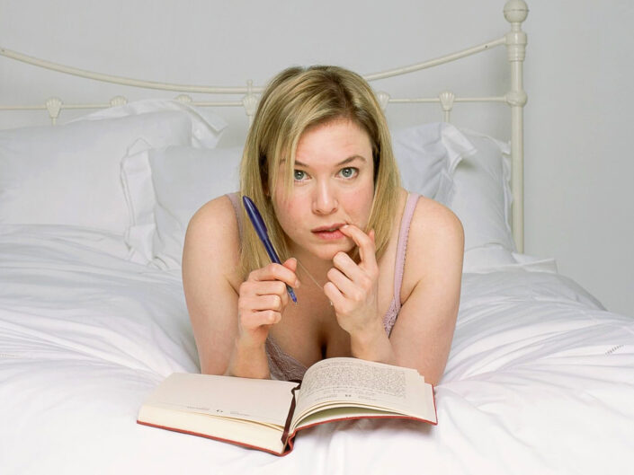 bridget jones szerepében René Zellweger