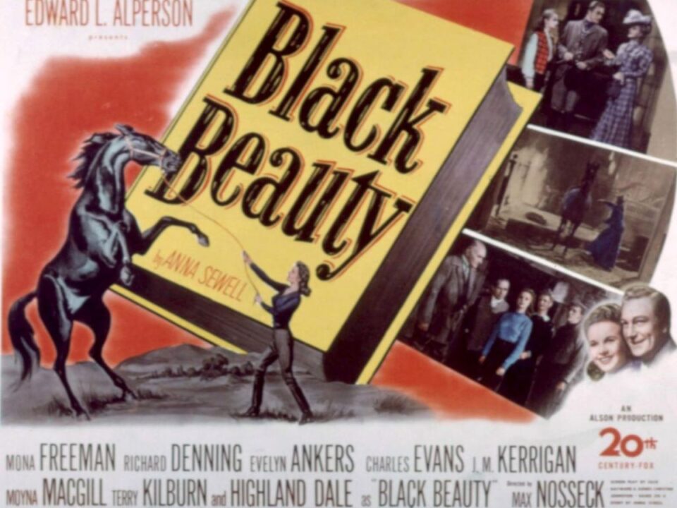 A Fekete Szépség című film plakátja 1946-ból