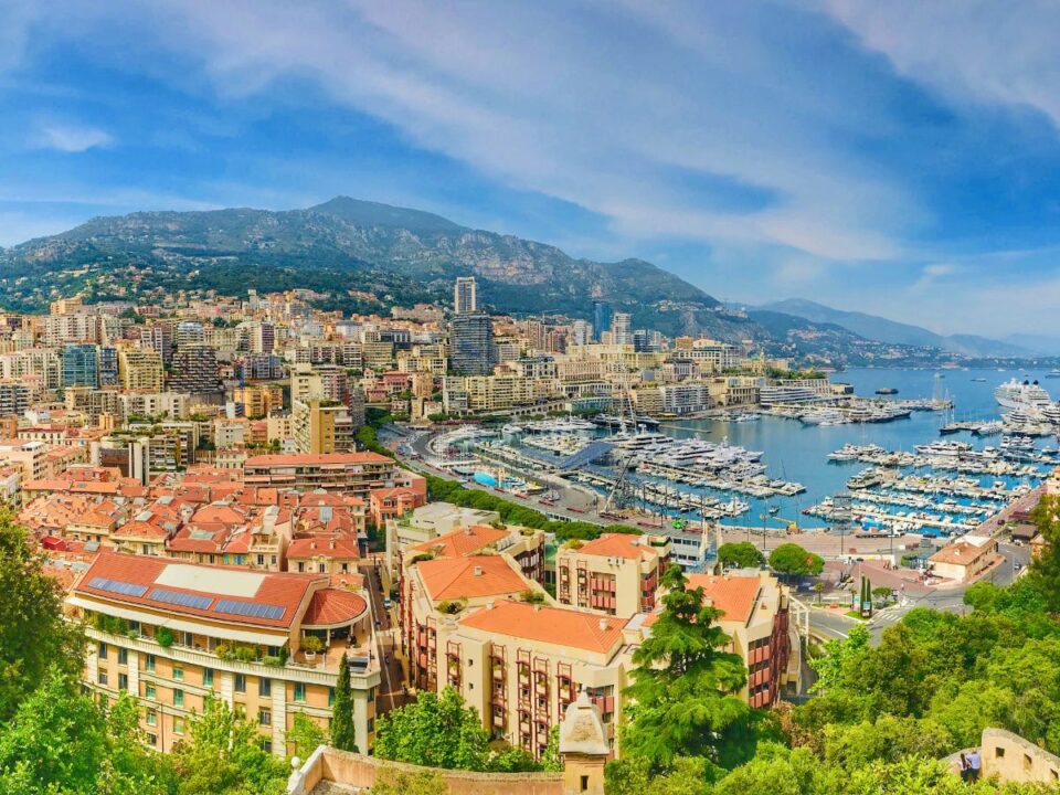 Monaco látképe