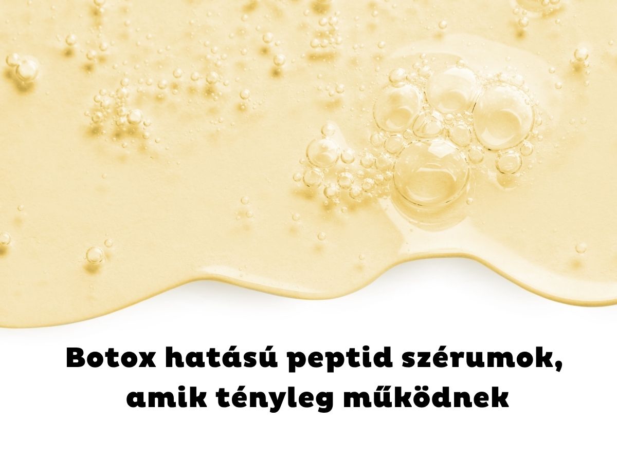 Sárga, áttetsző szérum fehér háttéren
