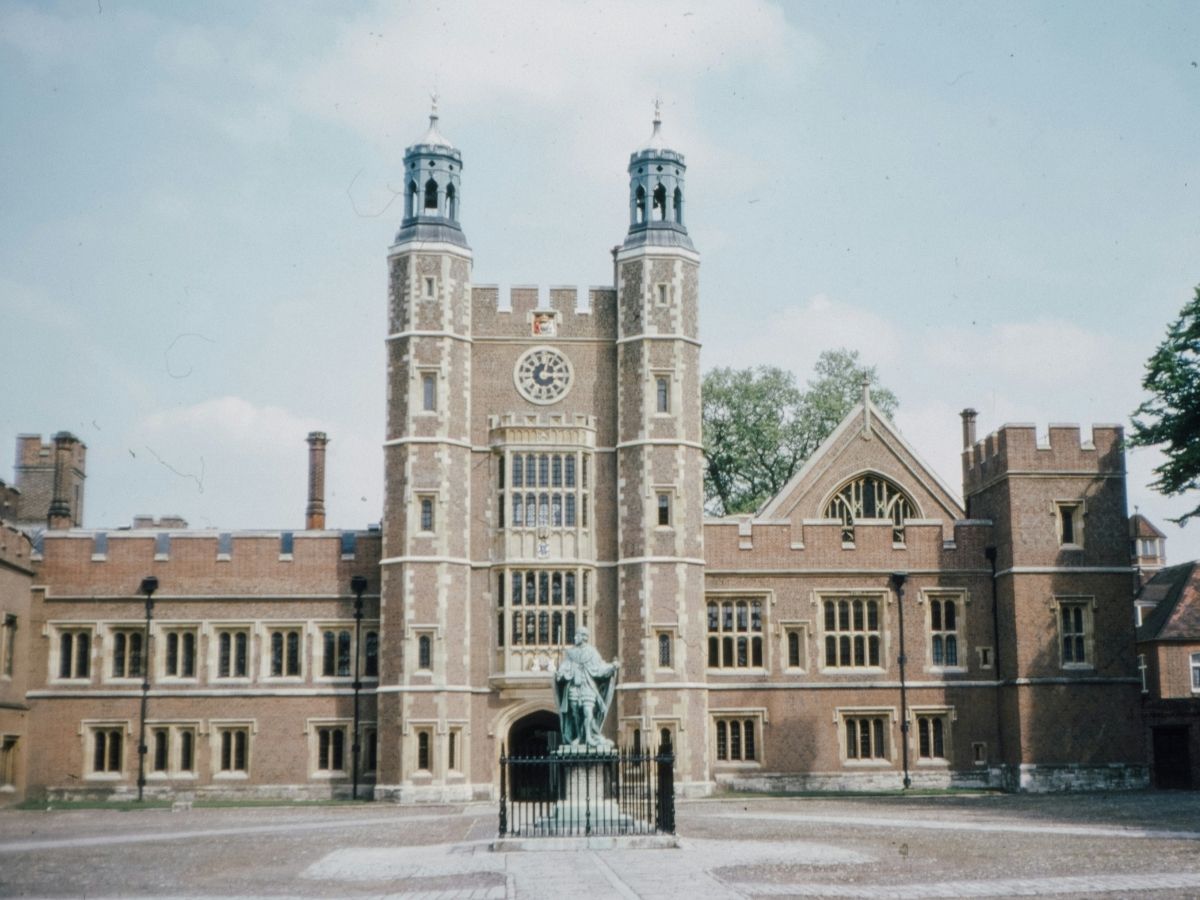 A híres Eton College főépülete