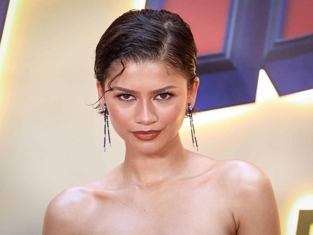 Zendaya látványos sminkkel a Spider-Man új részének premierjén