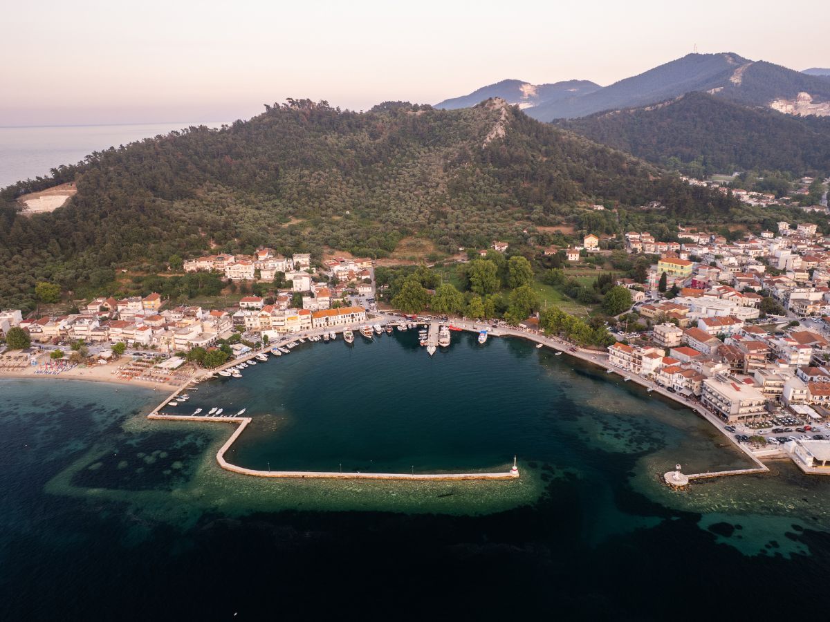 thassos görögország látképe