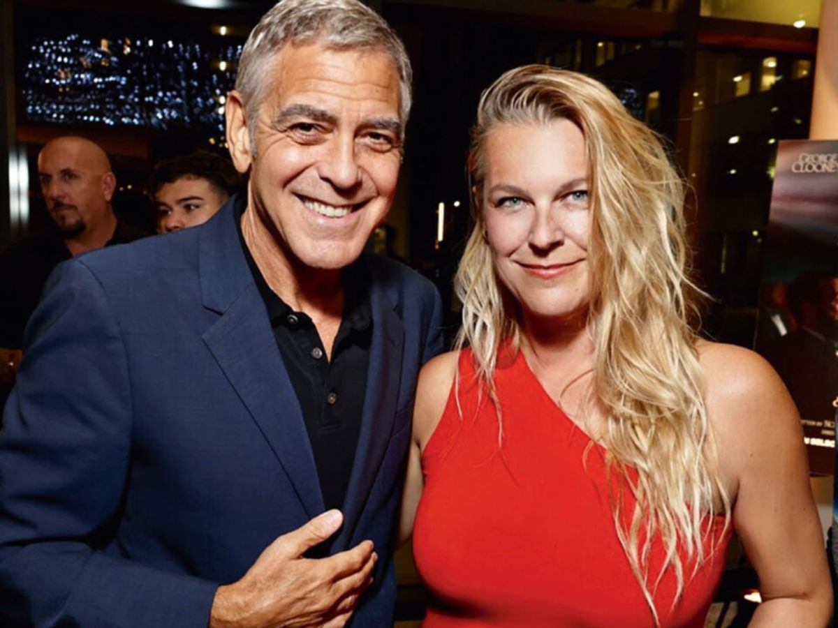 George Clooney és Vida Virág hollywoodi tudósító