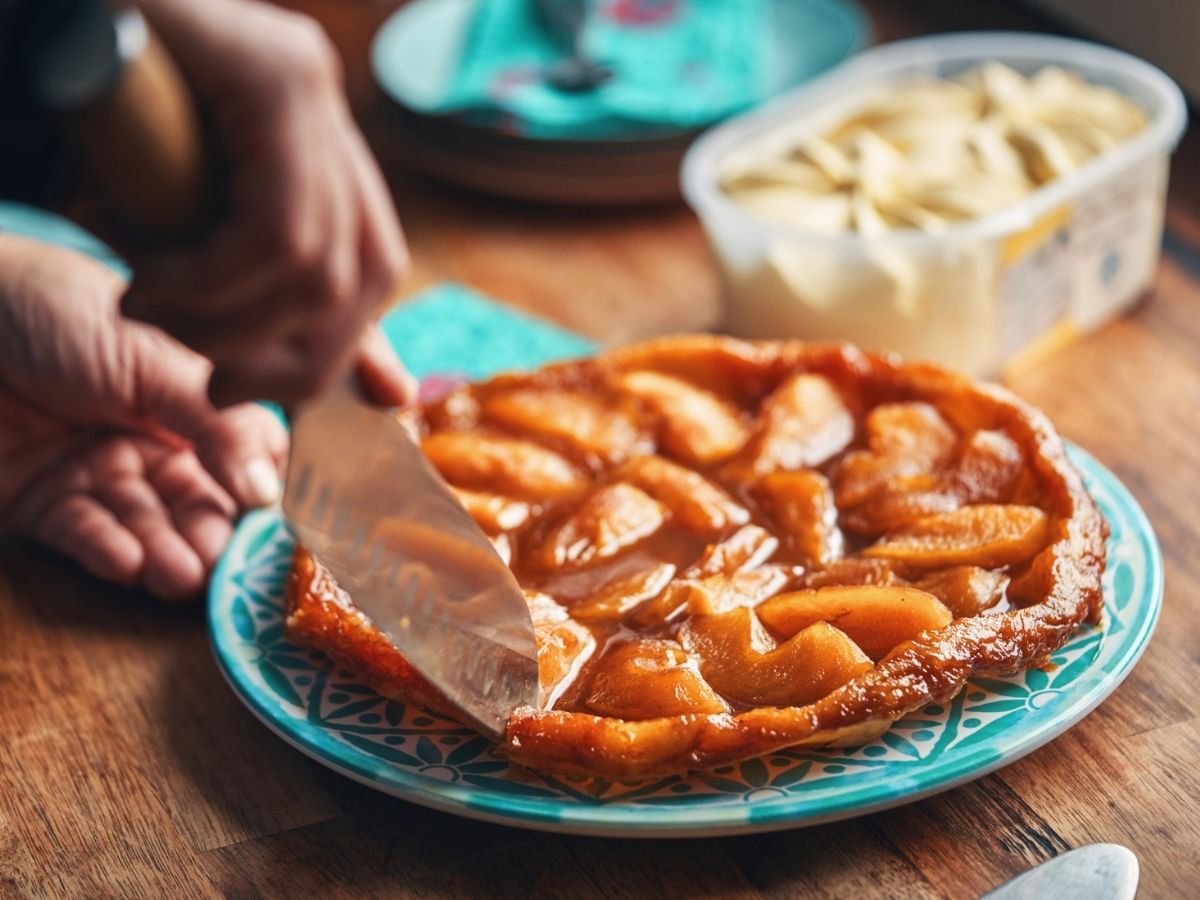 francia almás pite tarte tatin