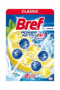 Bref_Power_Aktiv_Lemon_WC_frissito - Nők Lapja Bref Power Aktiv Lemon WC illatosító 2x50 g - 100 g