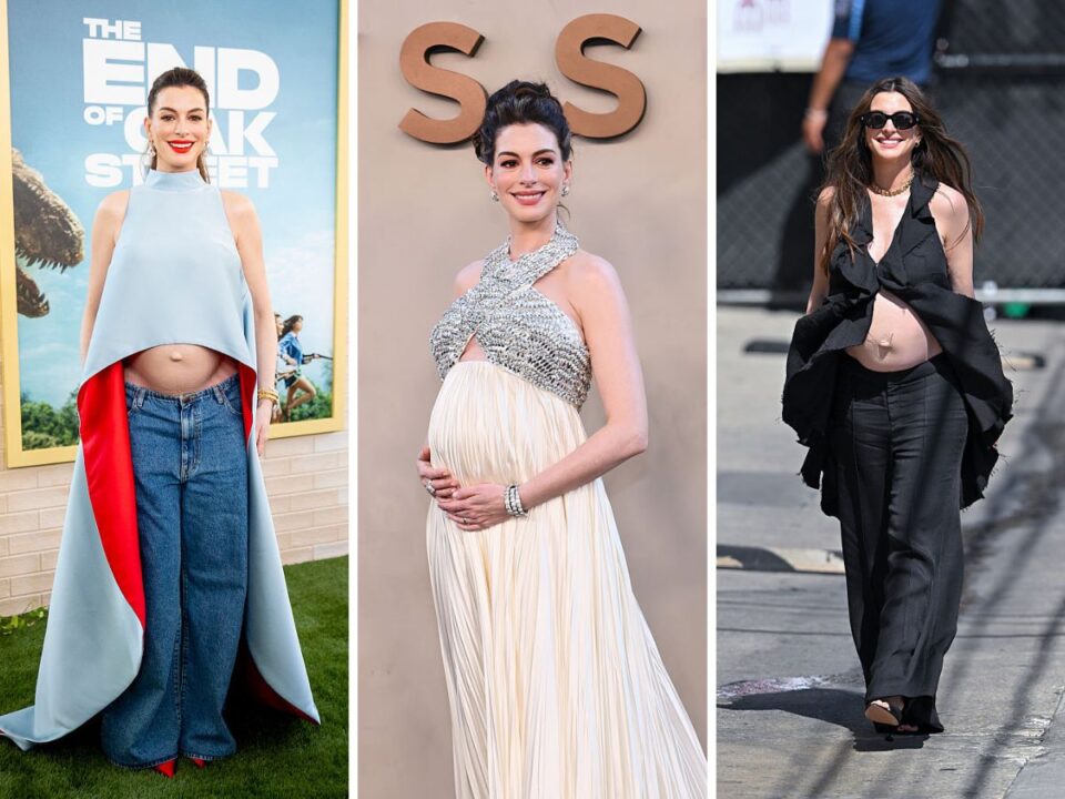 anne-hathaway-kismama-divat - Nők Lapja Anne Hathaway új szintre emelte a kismama divatot