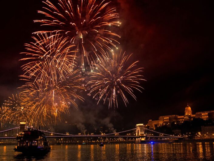 tüzijáték Budapesten, a Duna felett