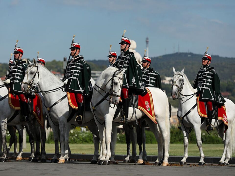 magyar lovasság Budapesten, 2025. augusztus 20-án. 