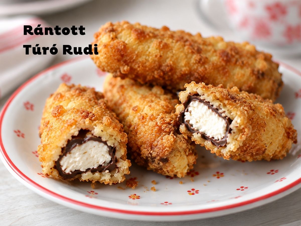 - Nők Lapja Rántott Túró Rudi piros mintás tányéron