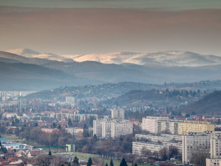 Miskolc látképe
