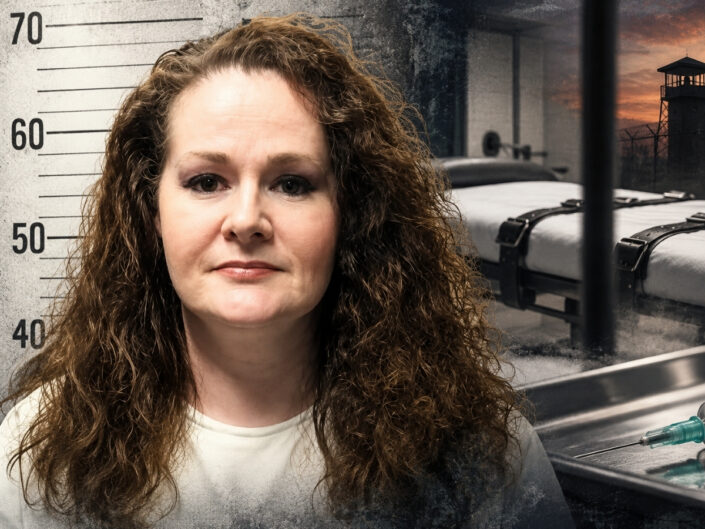 Christa Pike körözési fotójából készült illusztráció